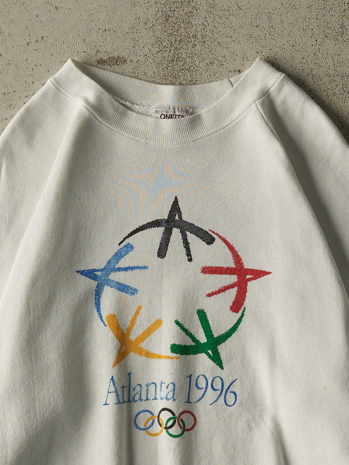 Vintage 96' White Atlanta USA Olympics Crewneck (M/L)