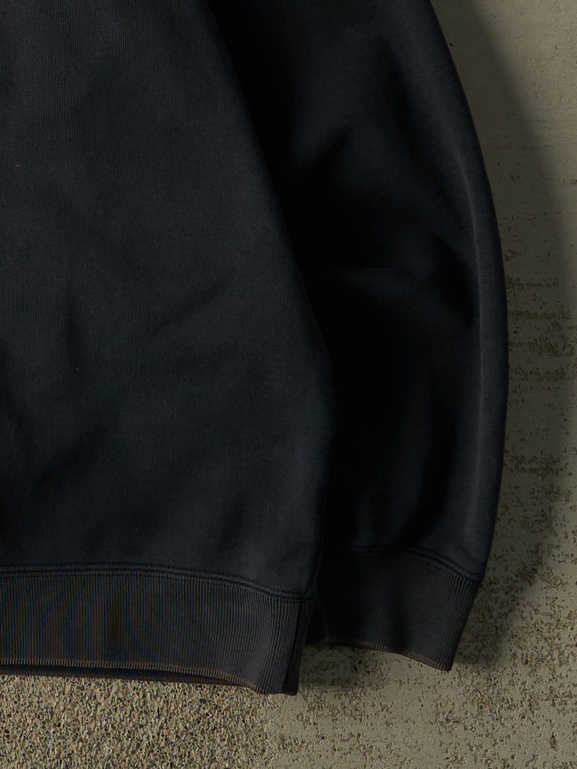 Vintage Y2K Faded Black America Eagle Embroidered Crewneck (XL)