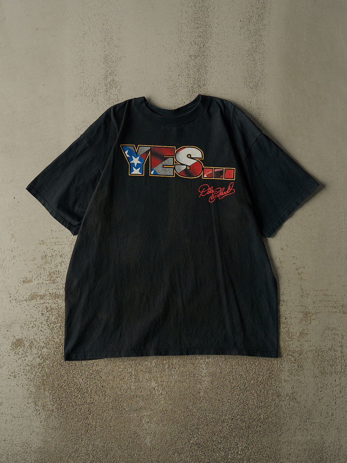 Vintage 90s Black Dale Earnhardt Nascar Tee (XL)