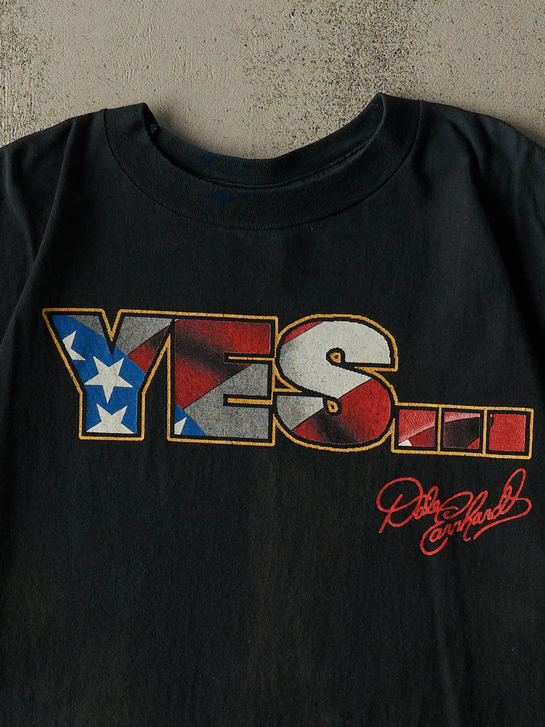 Vintage 90s Black Dale Earnhardt Nascar Tee (XL)