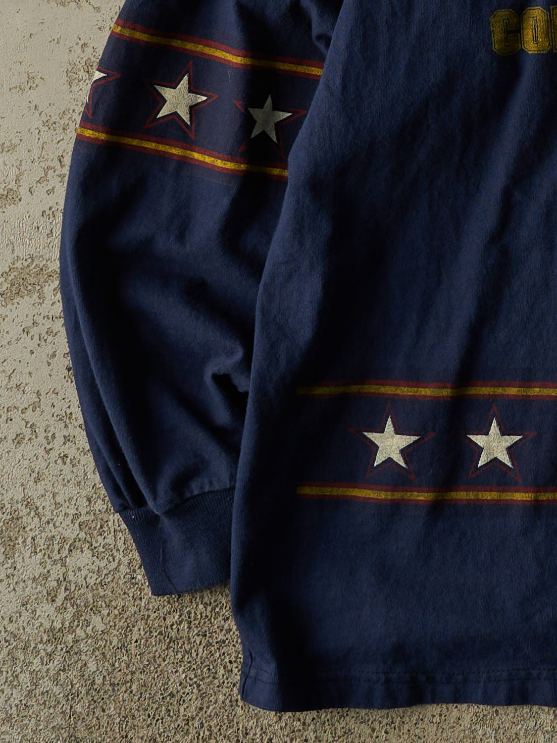 Vintage 90s Navy Blue USA Long Sleeve (XL)