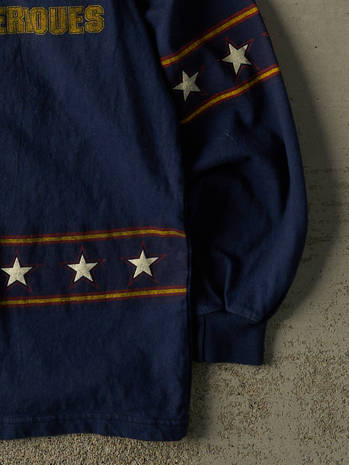 Vintage 90s Navy Blue USA Long Sleeve (XL)