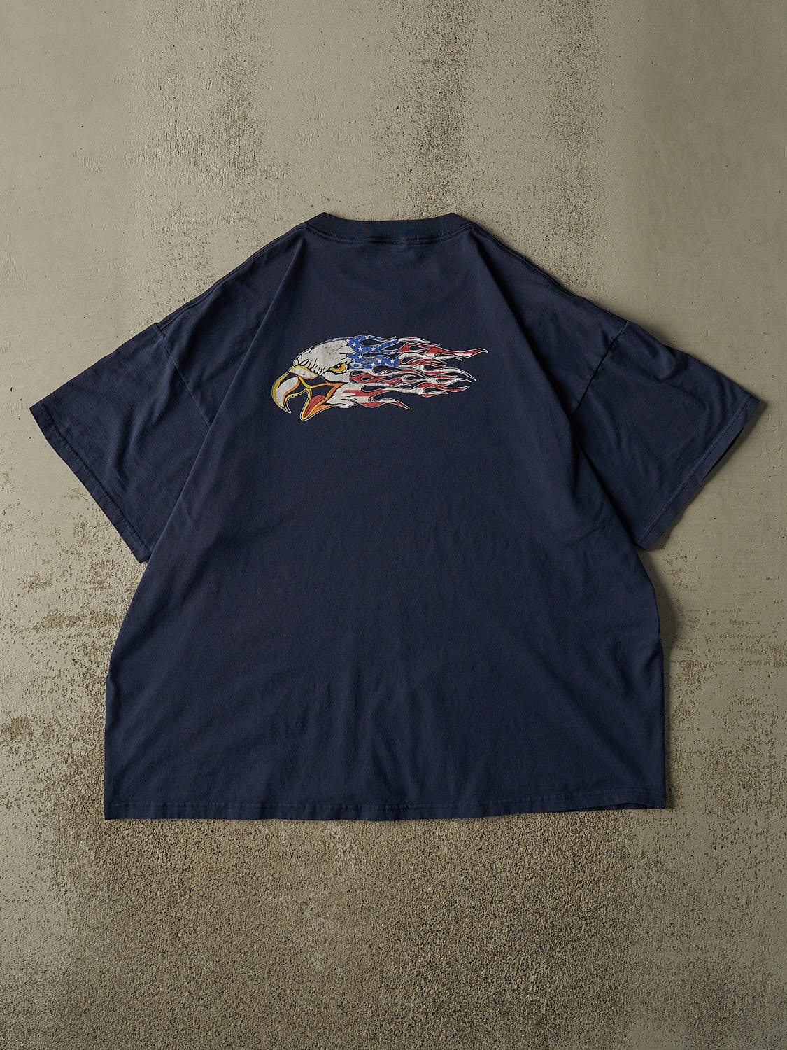 Vintage 90s Navy Blue Eagle Tee (XL/XXL)