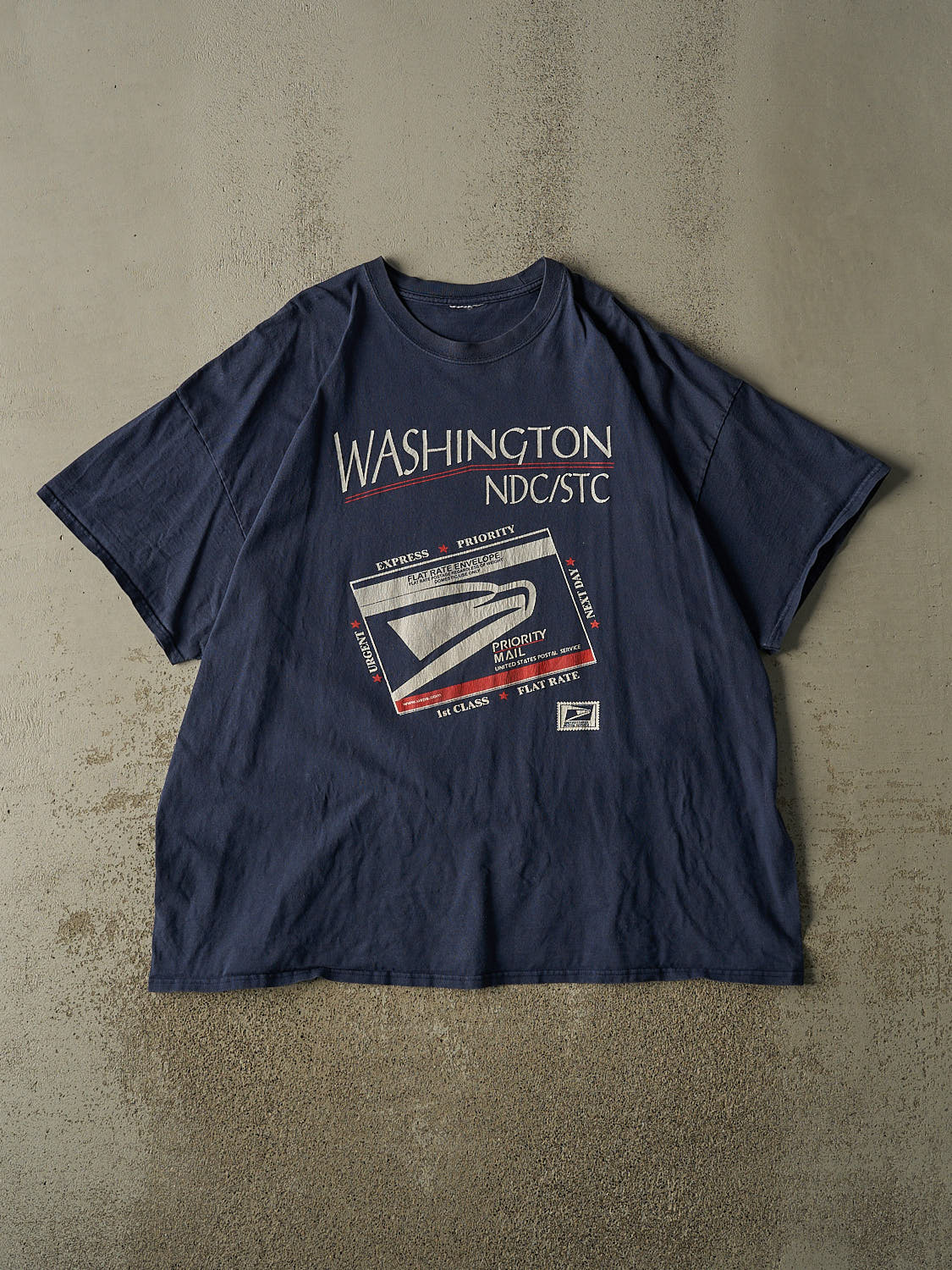 Vintage 90s Navy Blue United States Postal Service Tee (XXL/XXXL)