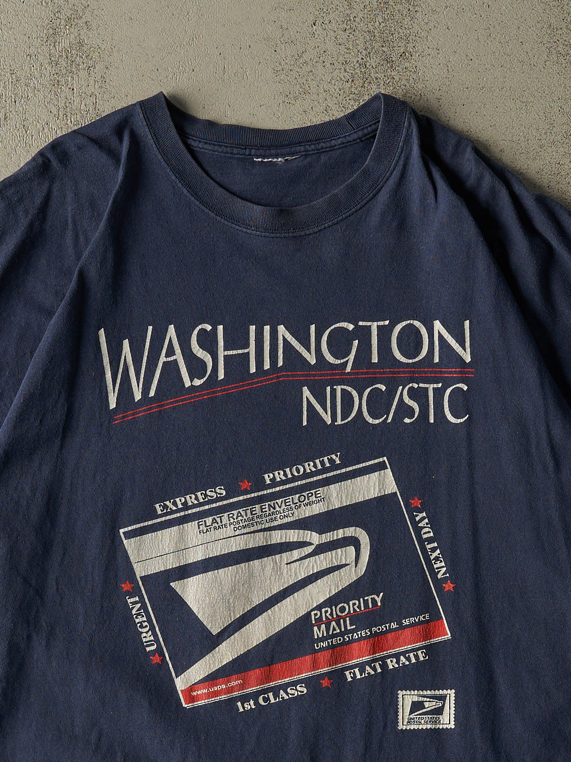 Vintage 90s Navy Blue United States Postal Service Tee (XXL/XXXL)