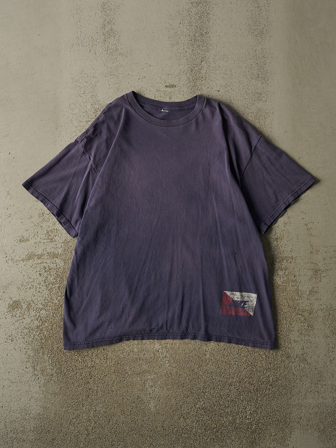 Vintage 90s Sun Faded Navy Nike Air Tee (L)