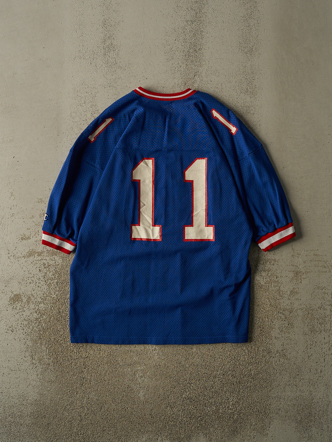 Vintage 80s Blue New York Giants #11 Phil Simms Football Jersey (XL/XXL)