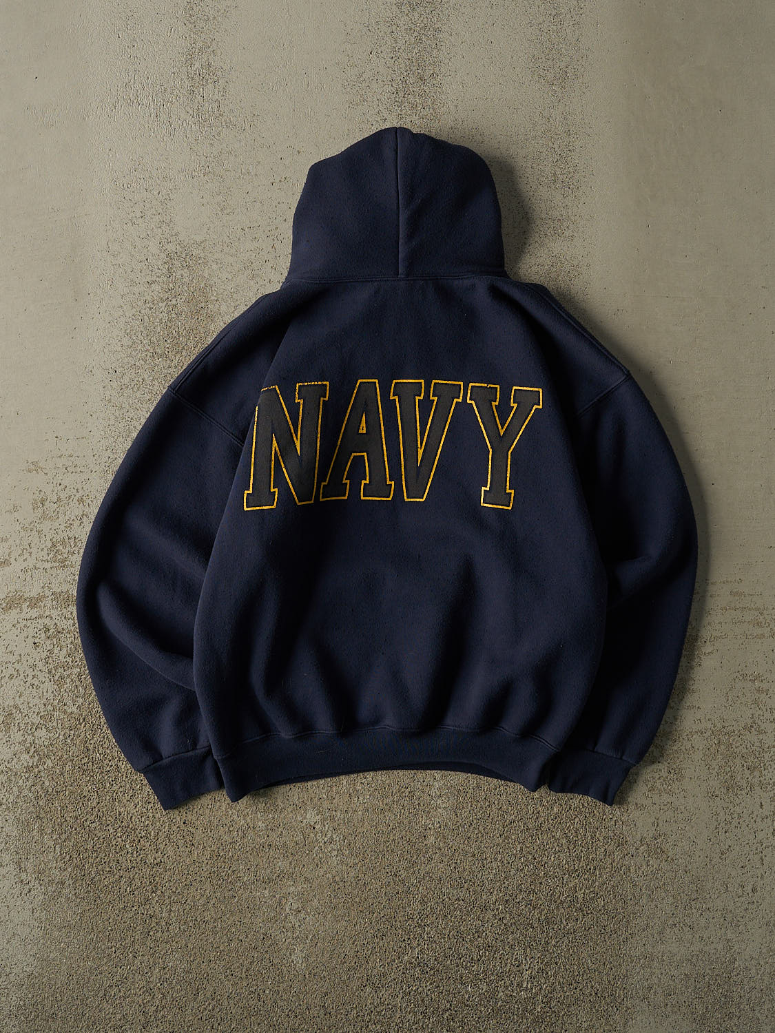 Vintage 90s Navy Blue United States Navy Hoodie (S/M)