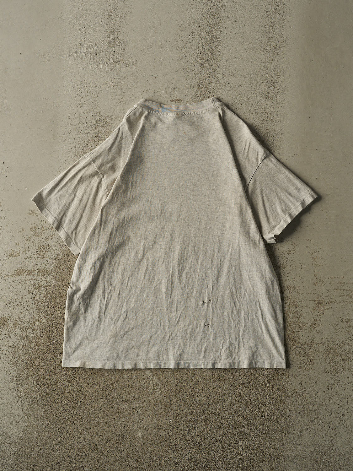 Vintage 90s Heather Grey Oregon Wrestling Single Stitch Tee (L)