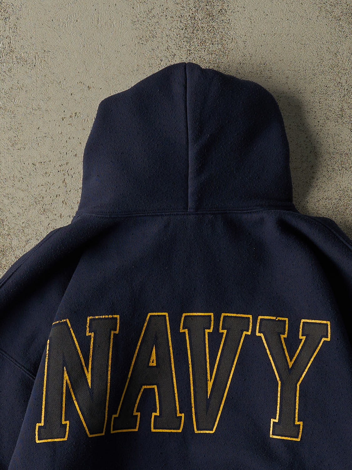 Vintage 90s Navy Blue United States Navy Hoodie (S/M)