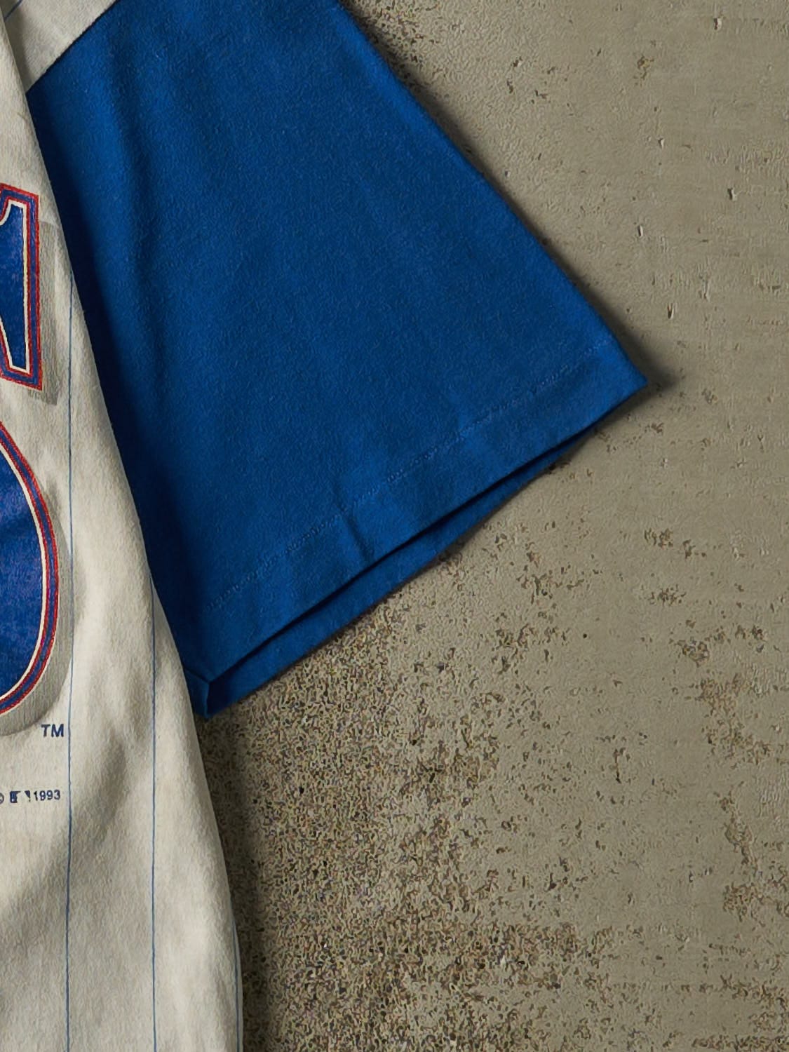 Vintage 93' White Chicago Cubs Tee (S/M)