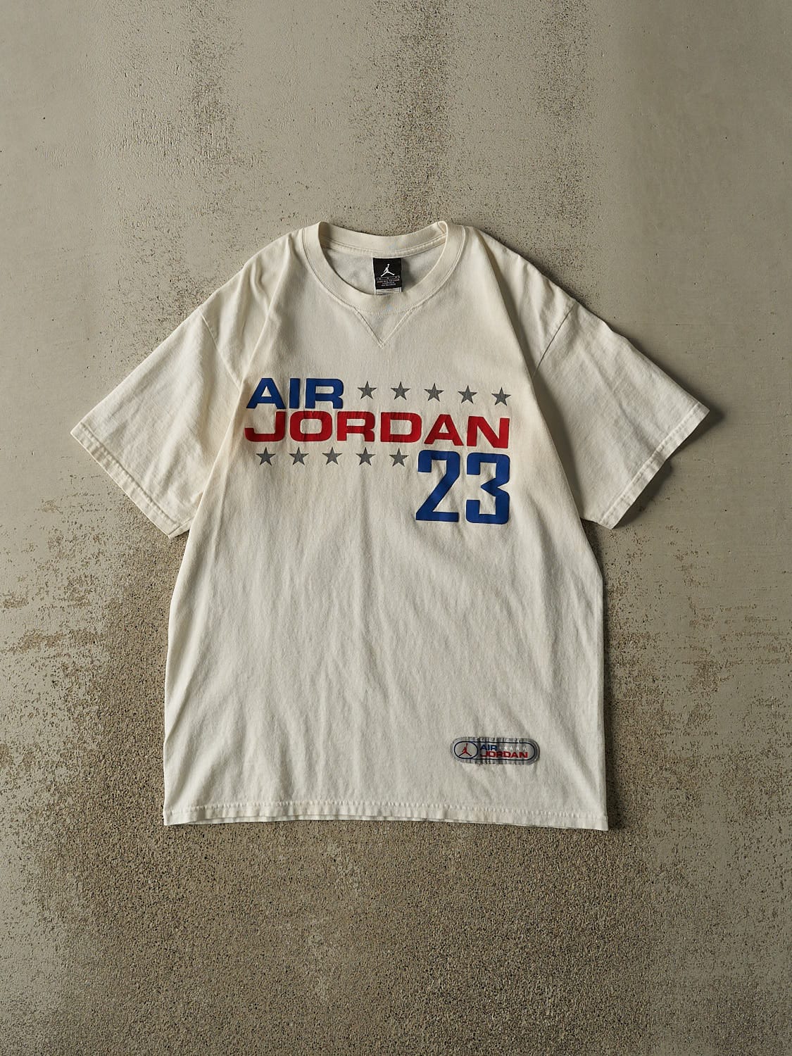 Vintage Y2K White Air Jordan Tee (M/L)