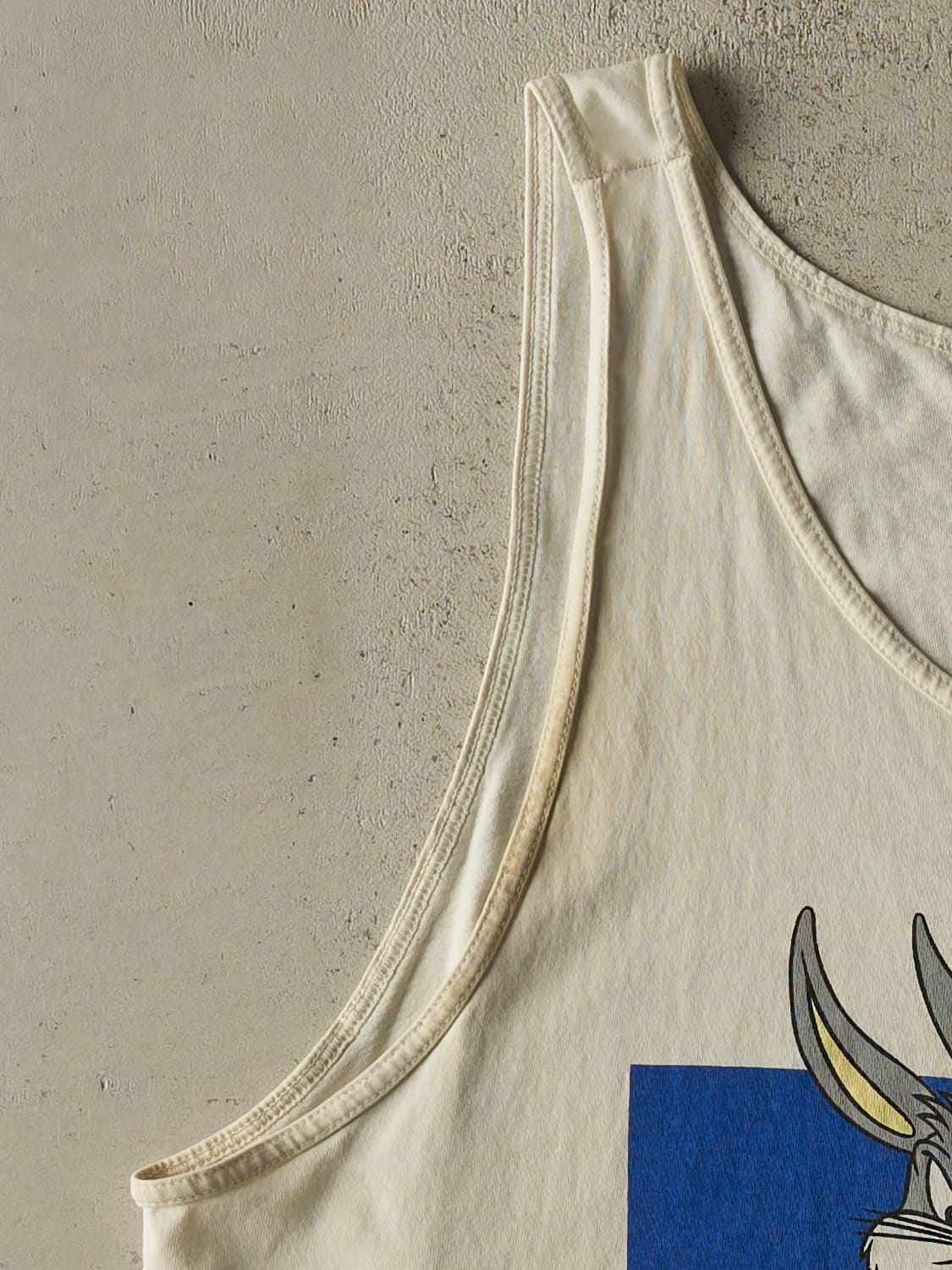 Vintage 90s Beige Looney Tunes x USA Olympic Tank (XL/XXL)