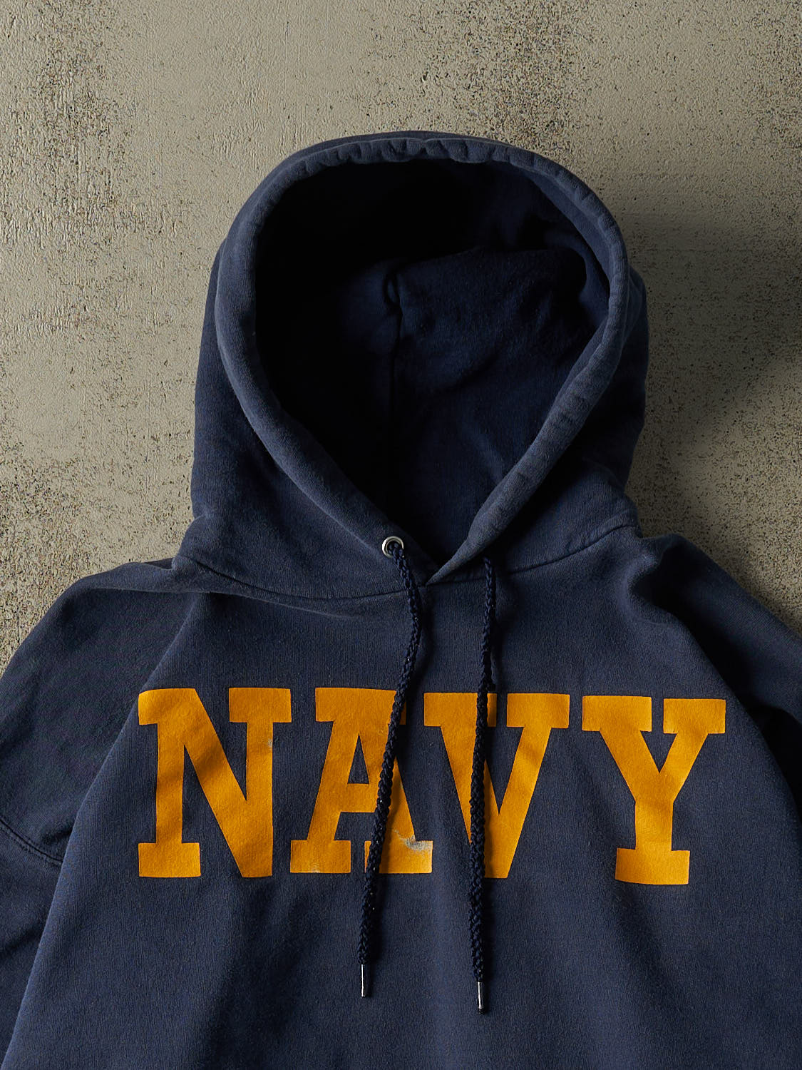 Vintage 90s Blue US Navy Hoodie (M/L)