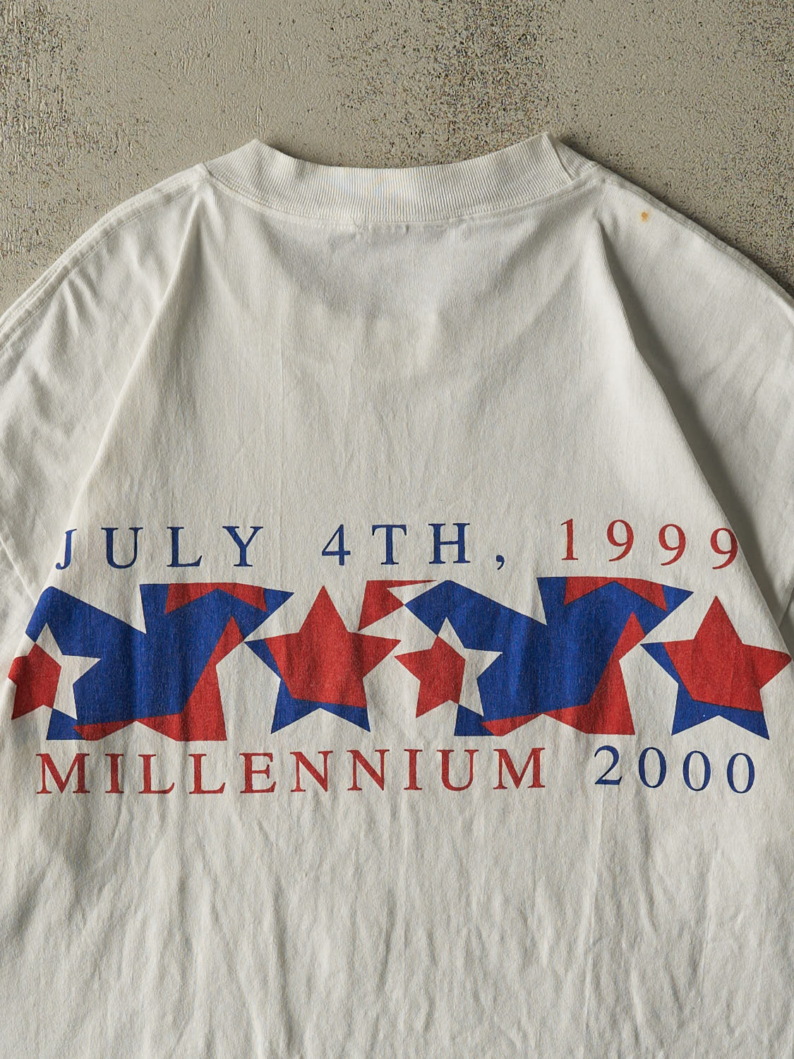 Vintage 99' White July 4th USA Tee (XL/XXL)