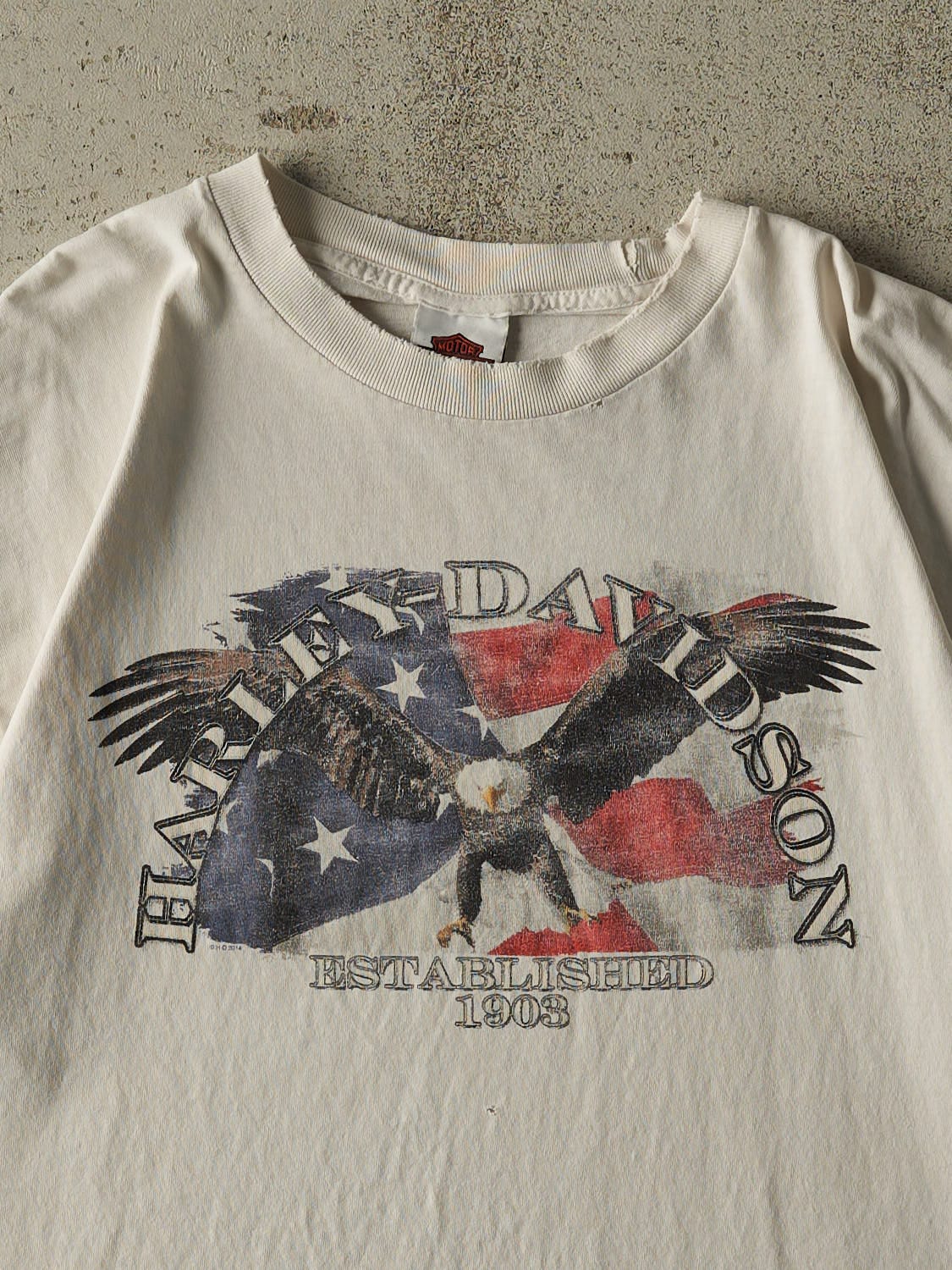 Vintage 14' White Harley Davidson Gladstone OR Tee (L/XL)