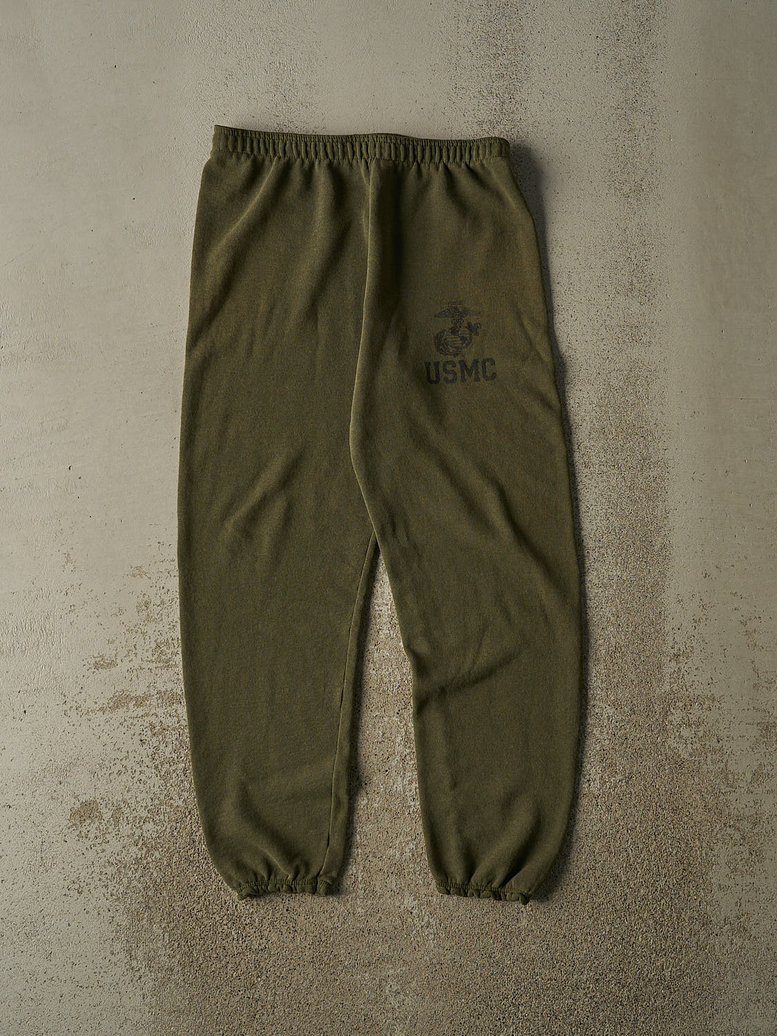 Vintage 90s Green USMC Sweat Pants (29x28.5)