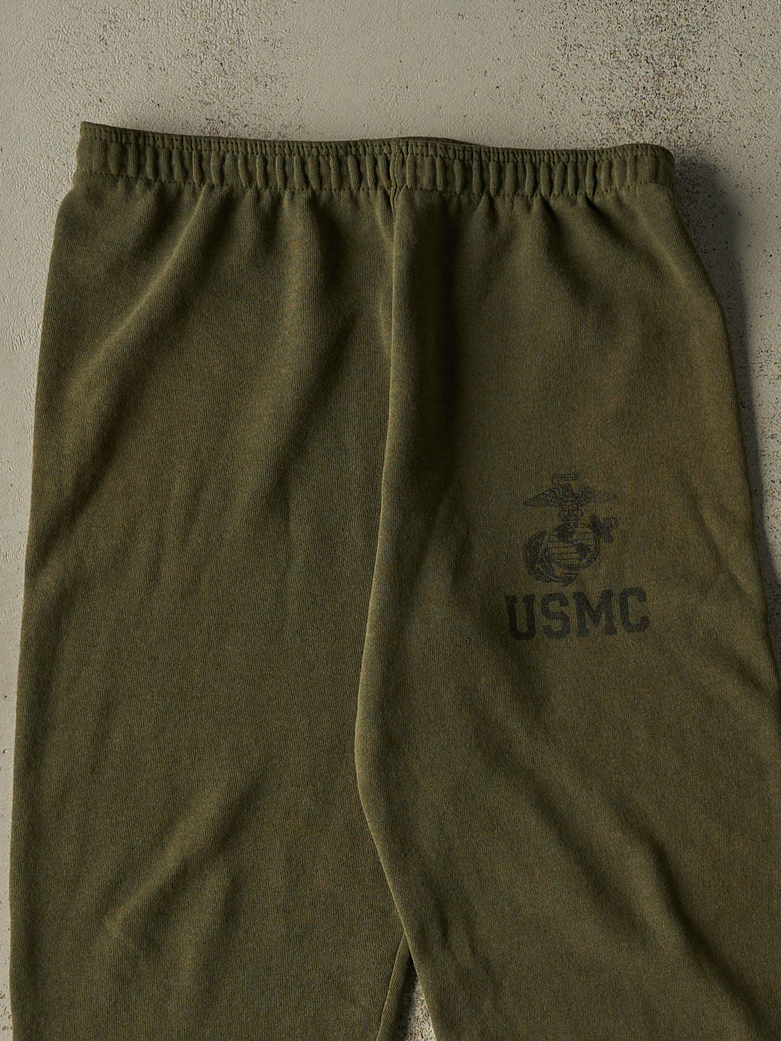 Vintage 90s Green USMC Sweat Pants (29x28.5)
