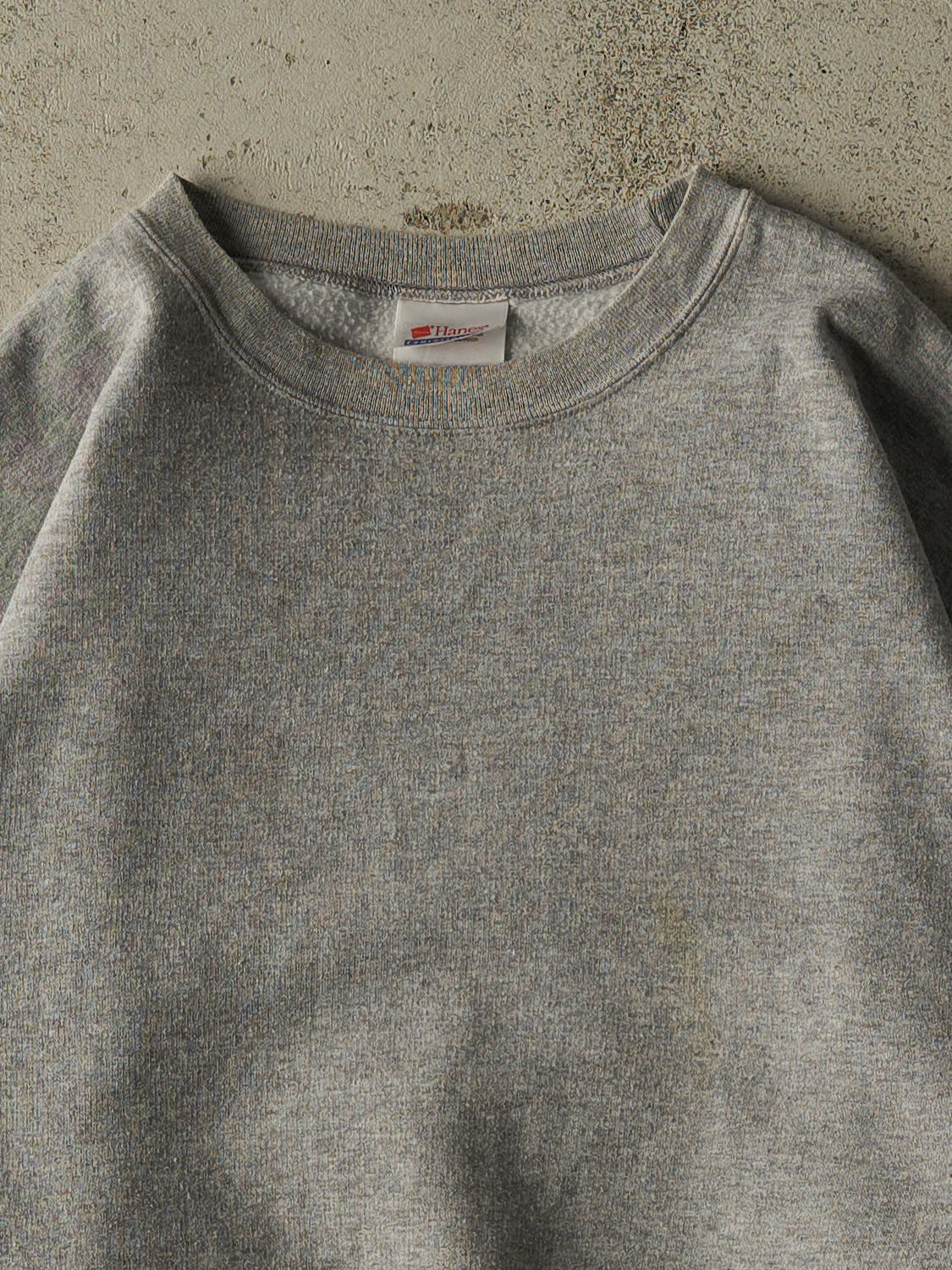 Vintage Y2K Grey Blank Crewneck (XL/XXL)