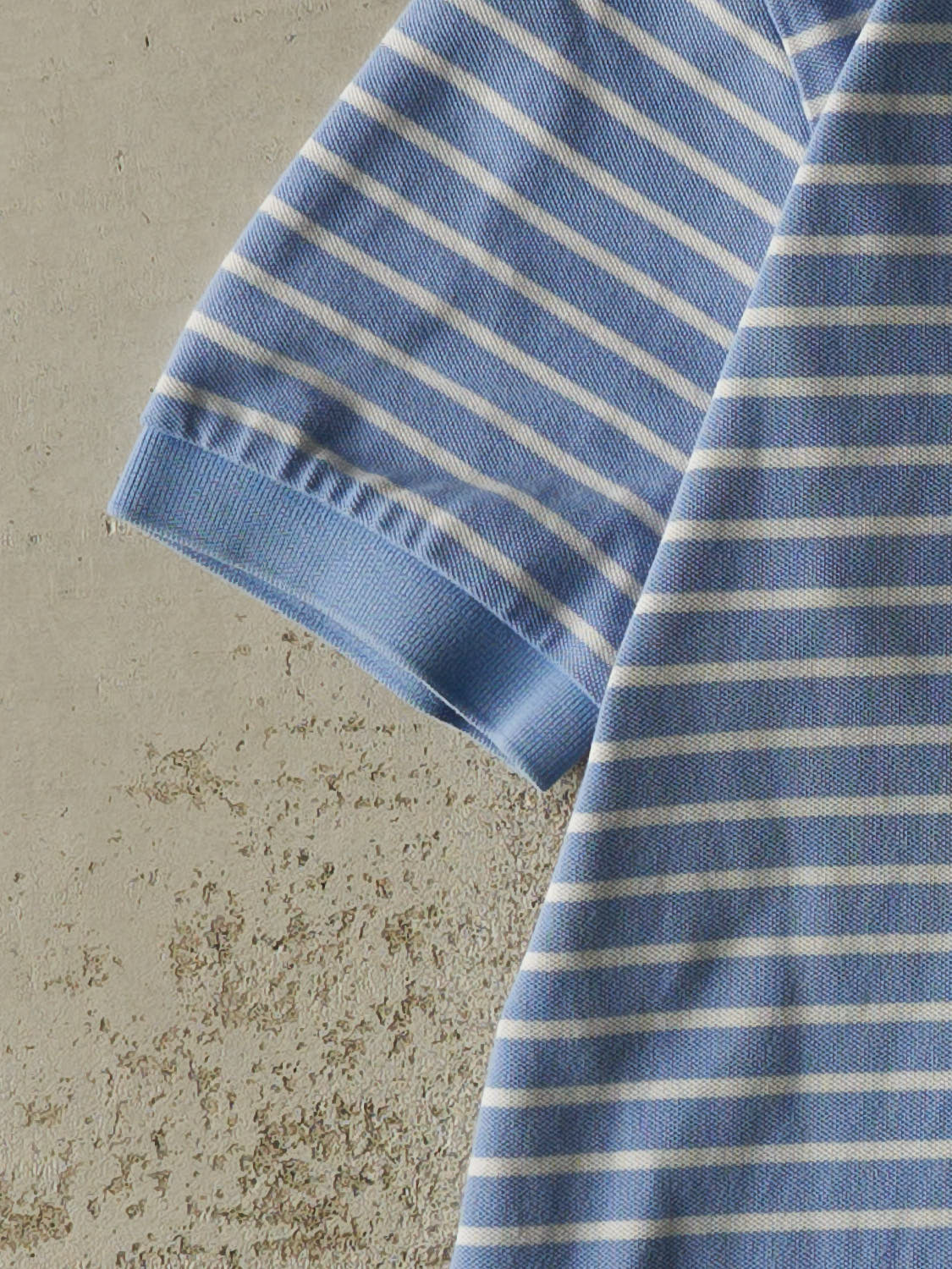 Vintage 90s Blue Polo Quarter Button Tee (L/XL)