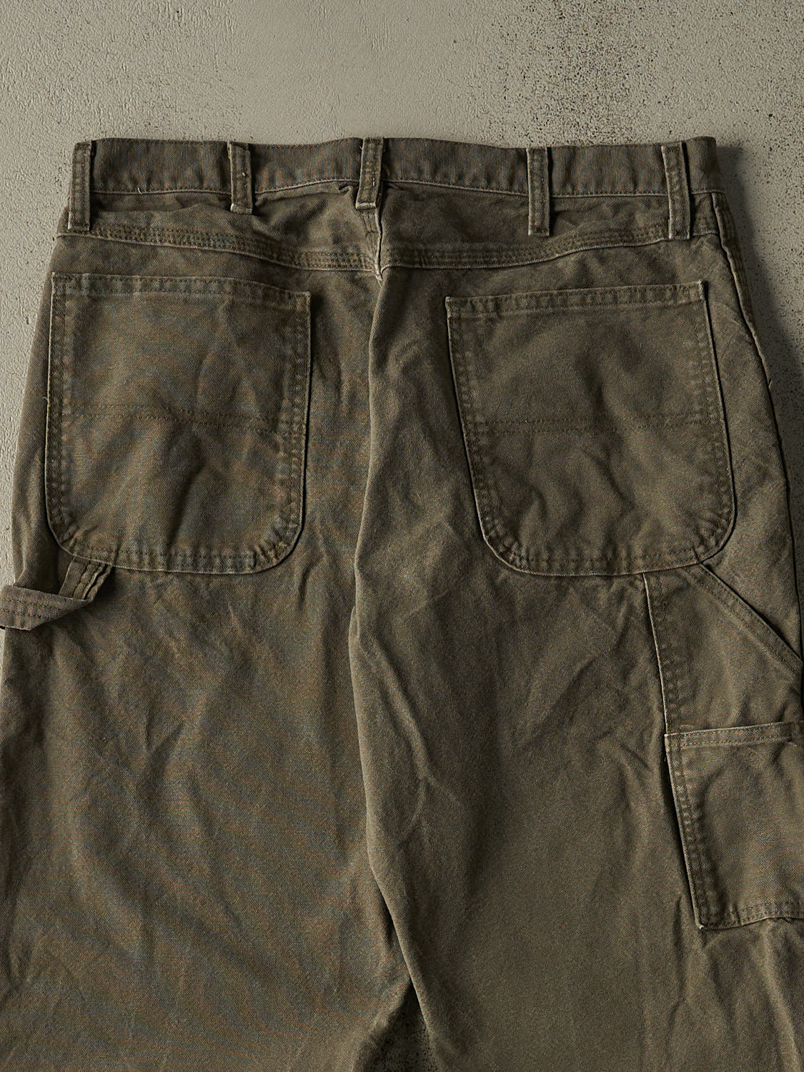 Vintage 90s Green Rustler Carpenter Pants (33x31)