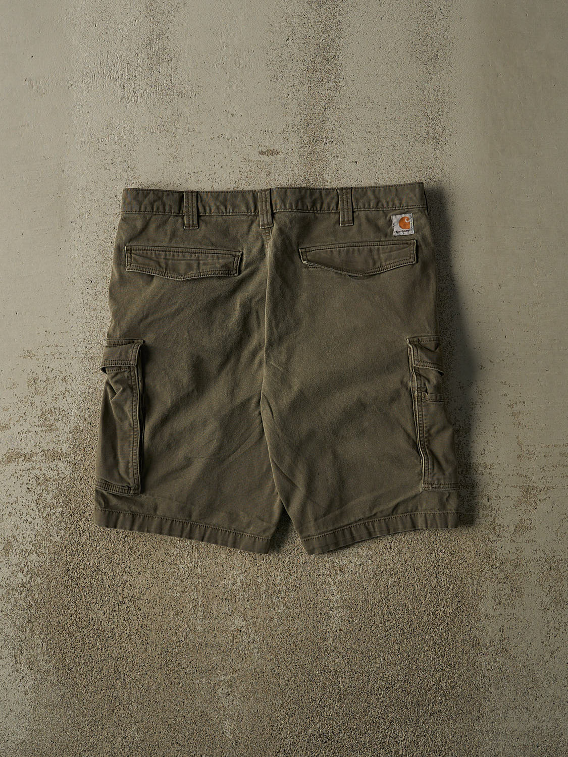 Vintage Y2K Green Carhartt Cargo Shorts (38x11)