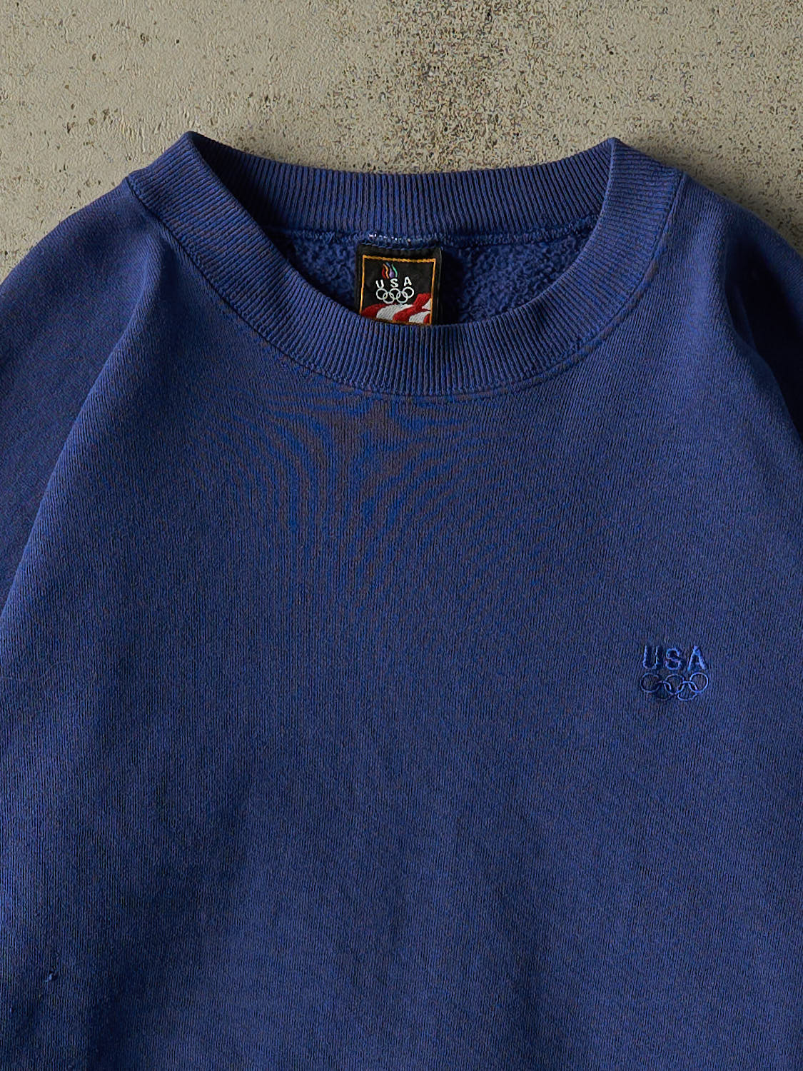 Vintage 90s Blue USA Olympic Crewneck (L/XL)