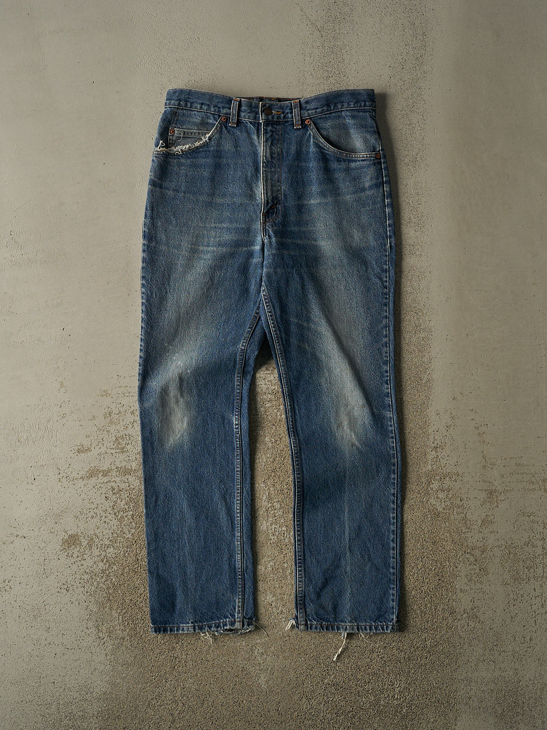 Vintage 80s Dark Wash Levi's Orange Tab Jeans (33x31.5)