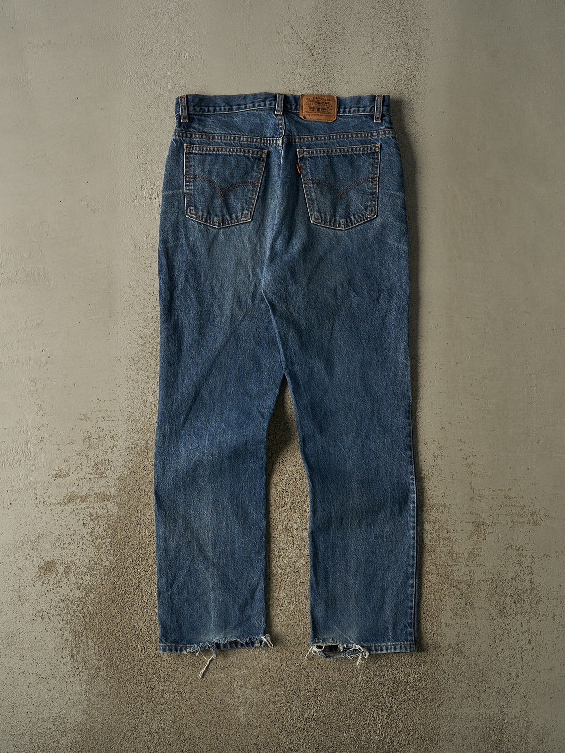 Vintage 80s Dark Wash Levi's Orange Tab Jeans (33x31.5)