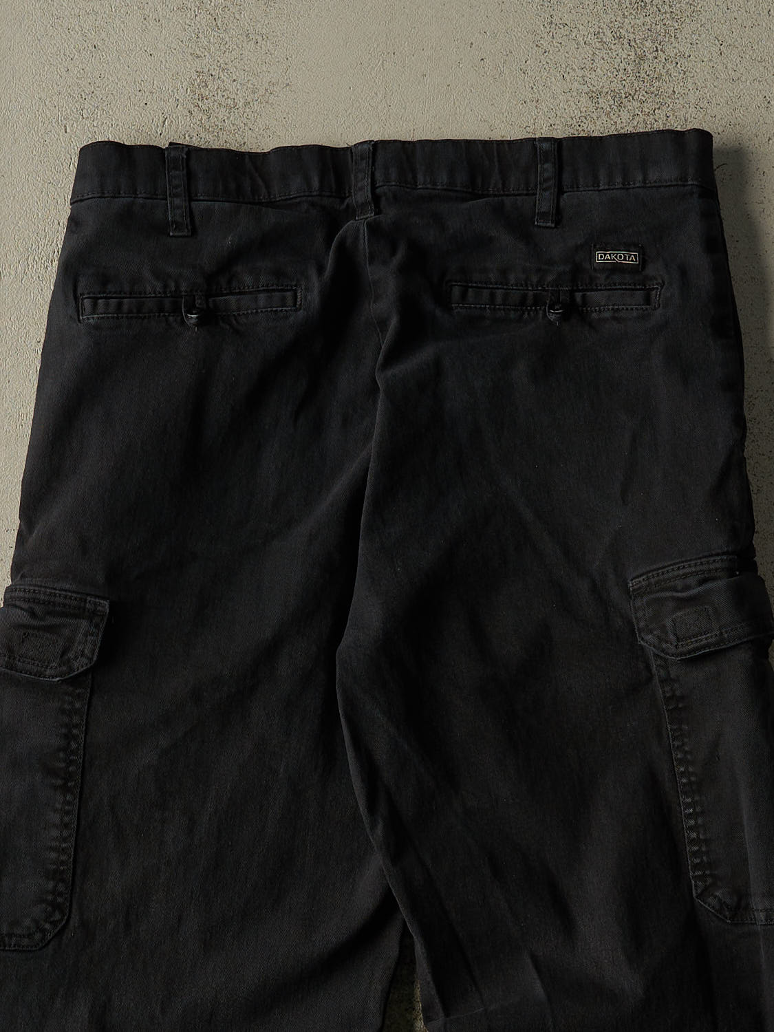 Vintage Y2K Faded Black Dakota Cargo Work Pants (32x29.5)