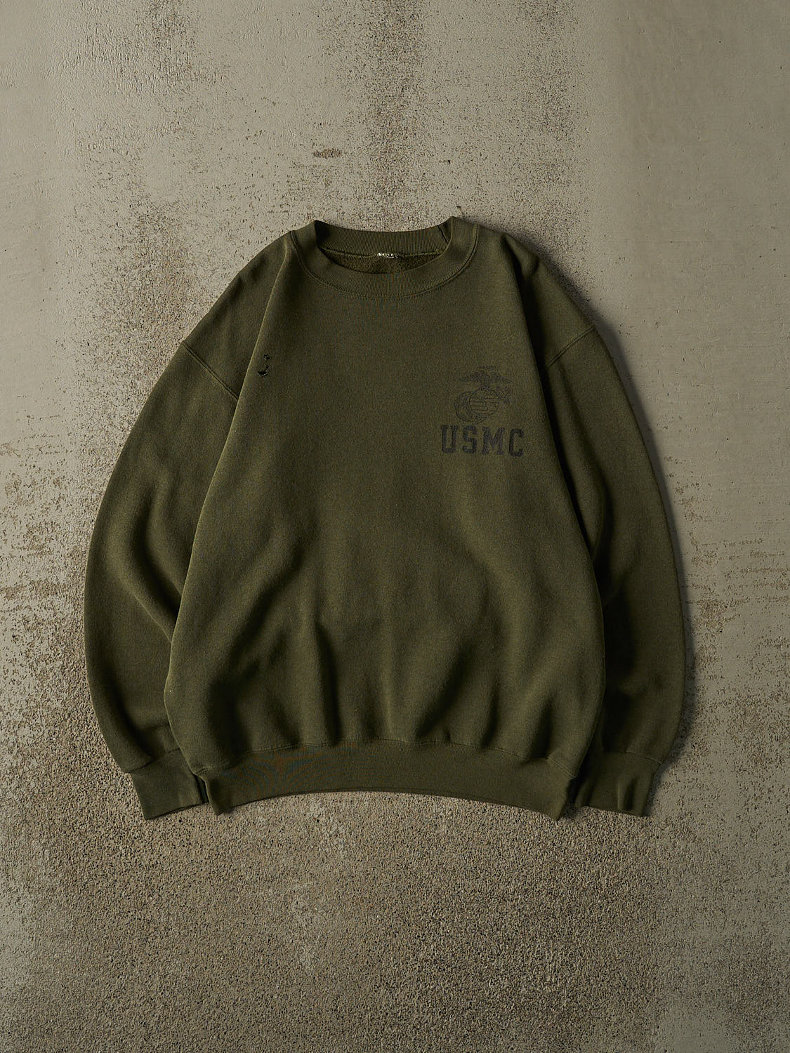 Vintage 90s Green USMC Crewneck (S)