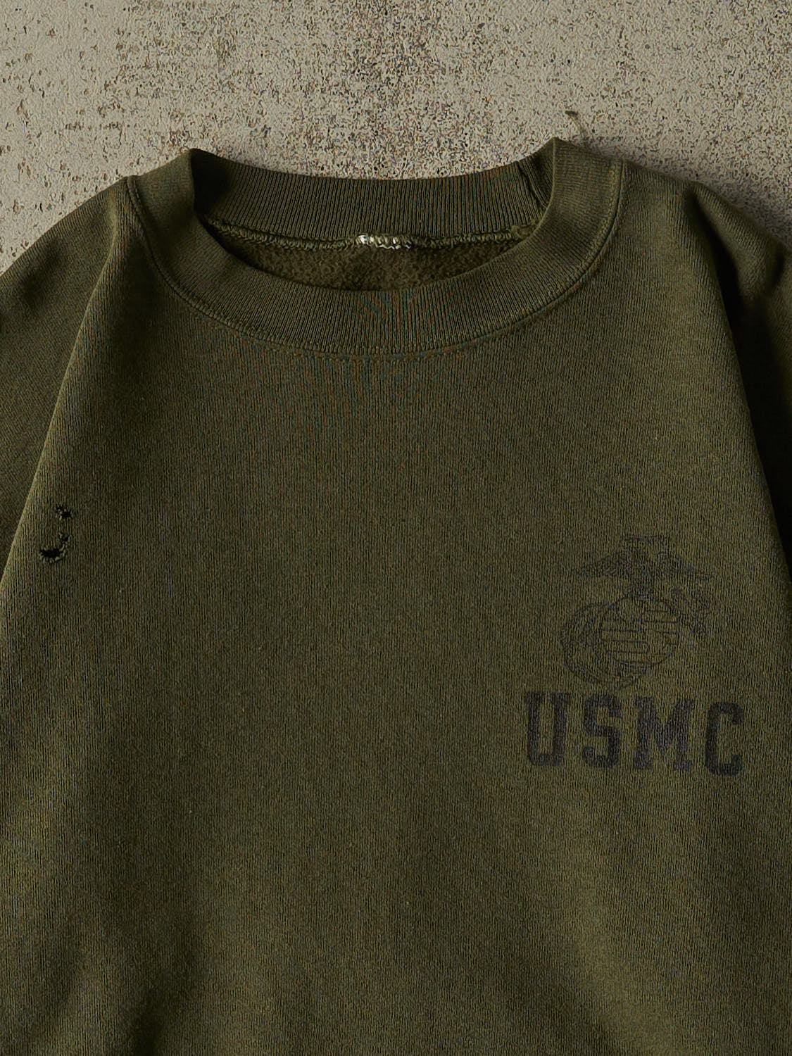 Vintage 90s Green USMC Crewneck (S)