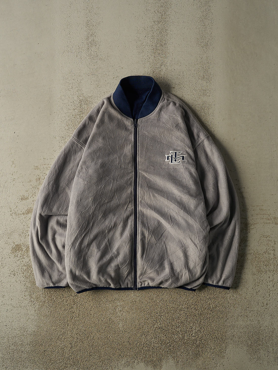 Vintage Y2K Navy Blue Toronto Maple Leafs Reversible Jacket (XL)