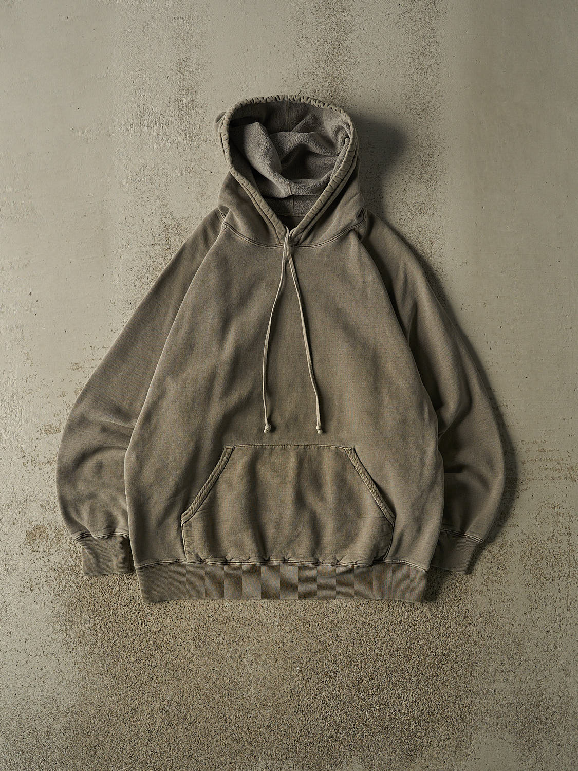 Vintage Y2K Washed Green Wind River Hoodie (XL)