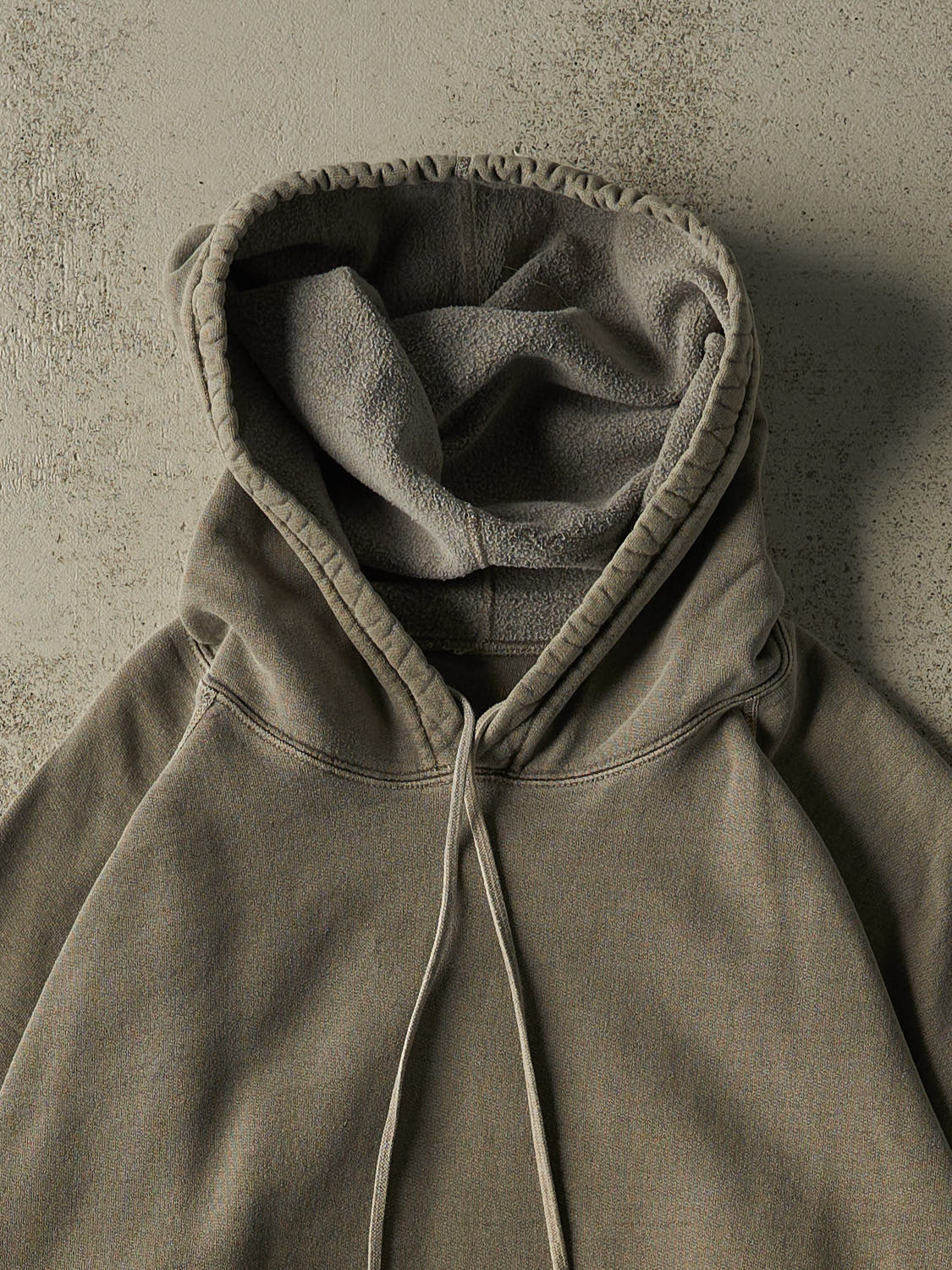 Vintage Y2K Washed Green Wind River Hoodie (XL)