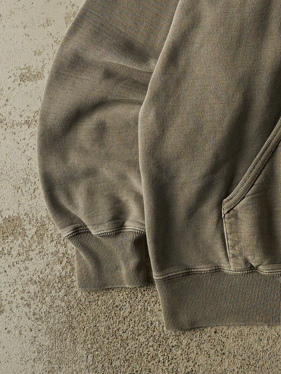 Vintage Y2K Washed Green Wind River Hoodie (XL)