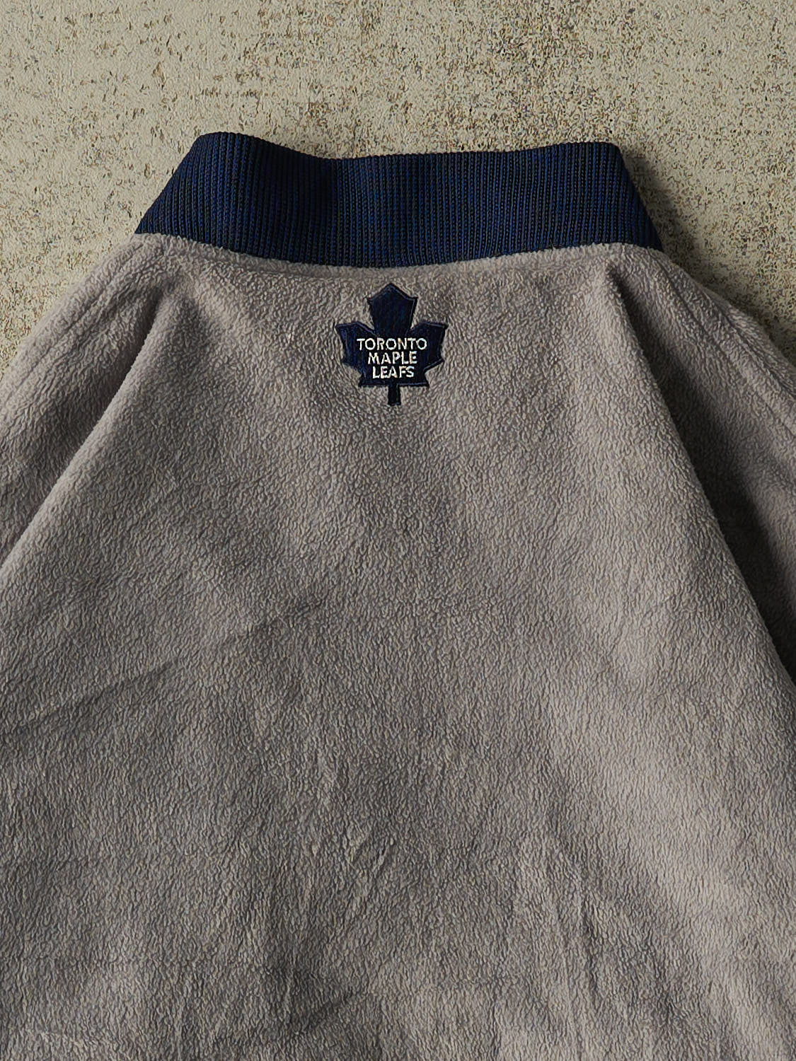 Vintage Y2K Navy Blue Toronto Maple Leafs Reversible Jacket (XL)