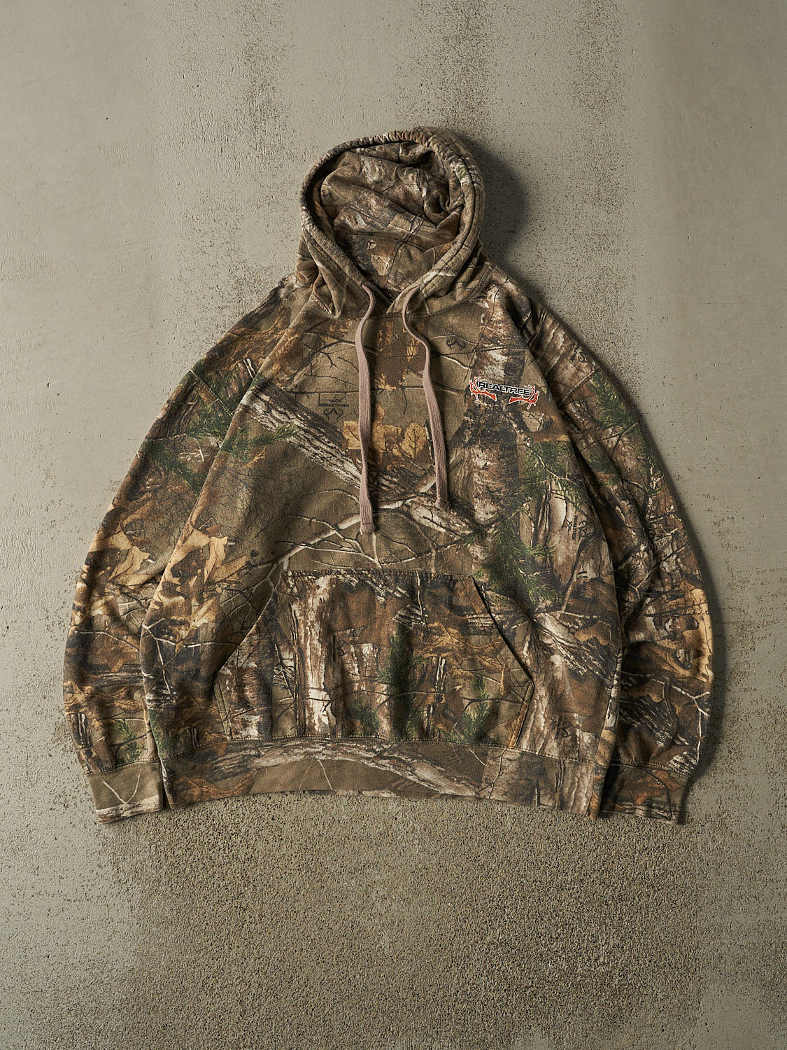 Vintage Y2K Camo Realtree Hoodie (L/XL)