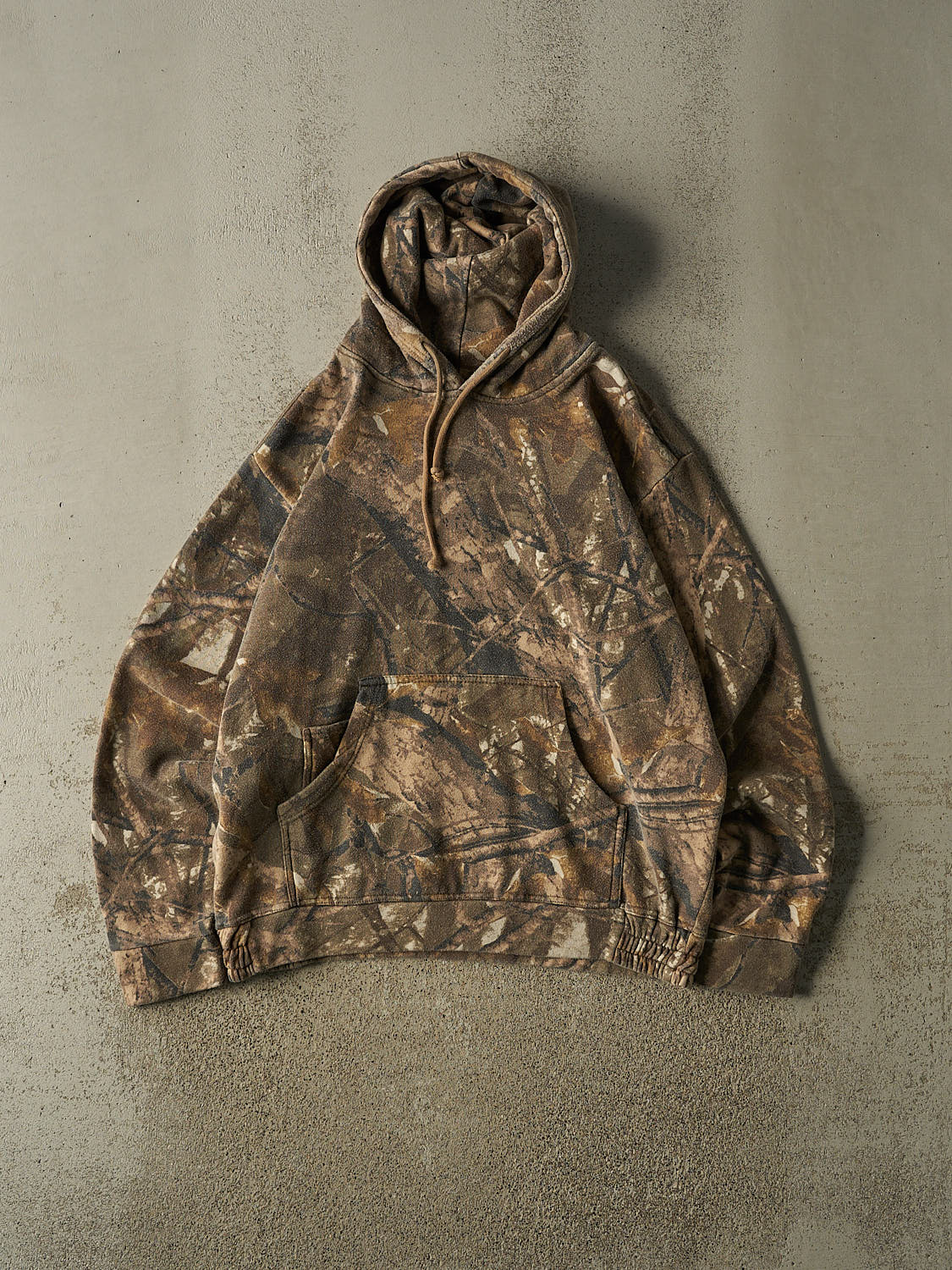 Vintage 90s Camo Mountain Ridge Hoodie (XL)
