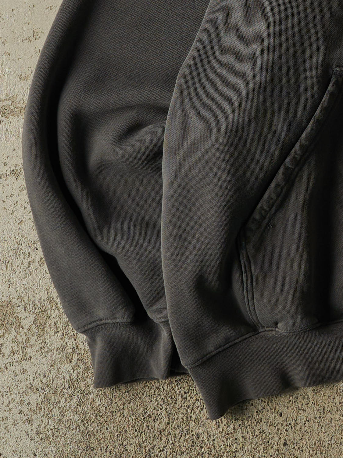 Vintage Y2K Charcoal Grey Nike Embroidered Hoodie (M/L)