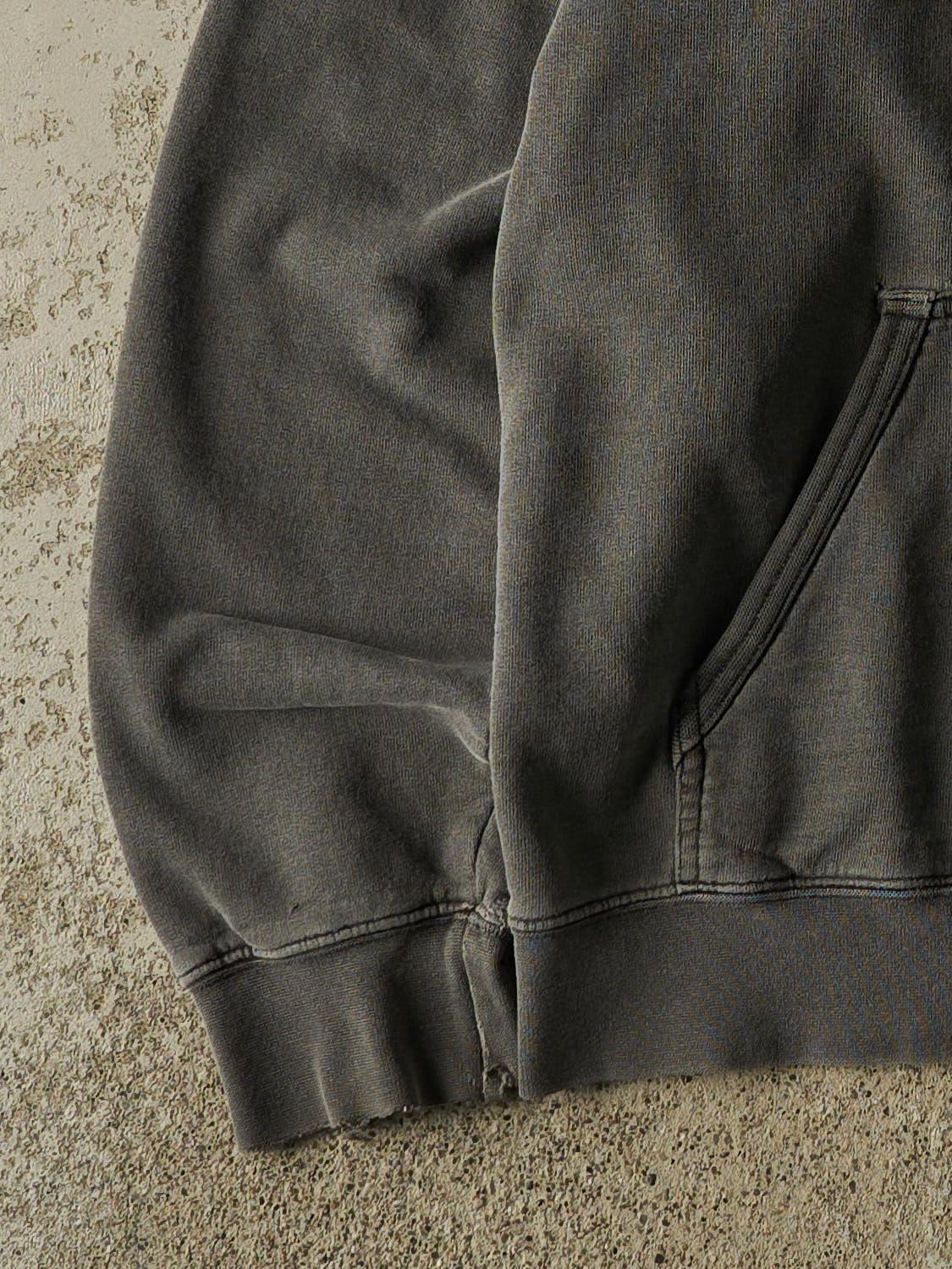 Vintage 90s Washed Grey Peterbilt Embroidered Hoodie (XL/XXL)