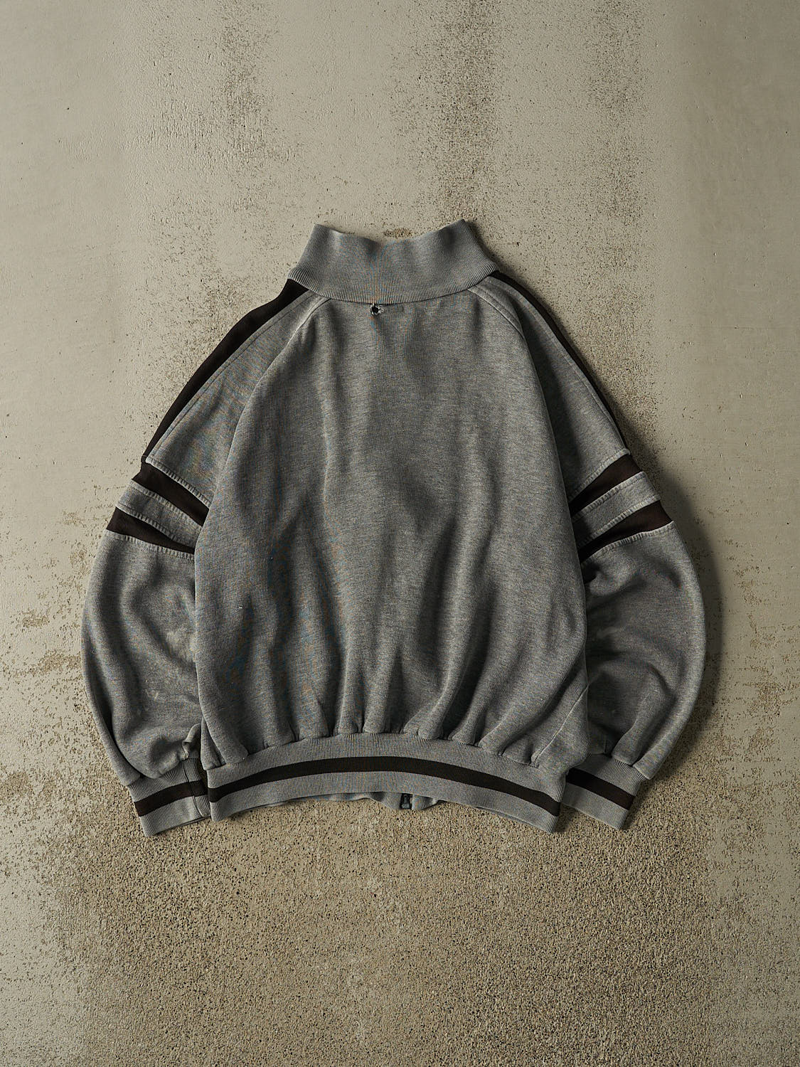 Vintage 90s Grey Christian Dior Zip Up Track Sweater (S/M)
