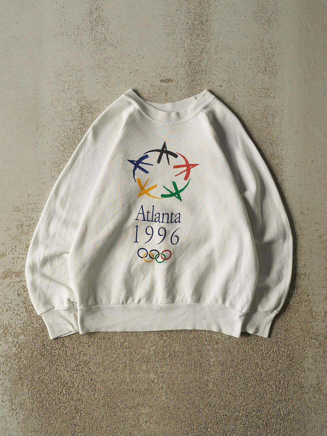 Vintage 96' White Atlanta Olympics Crewneck (XS)