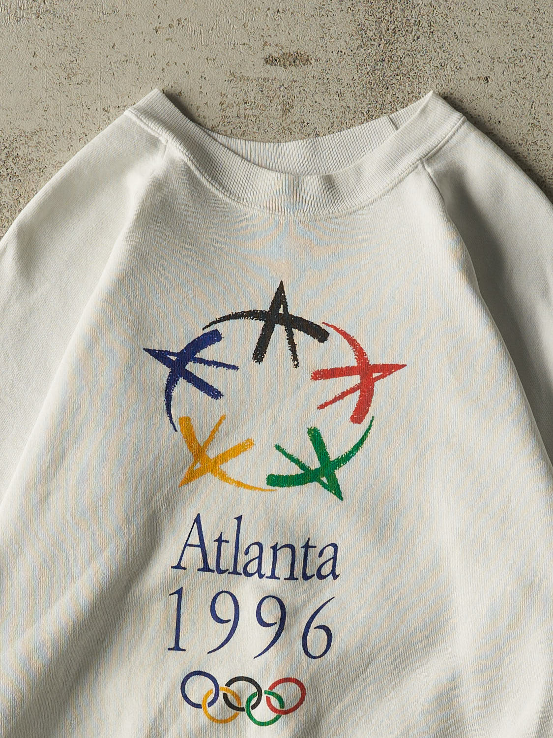 Vintage 96' White Atlanta Olympics Crewneck (XS)