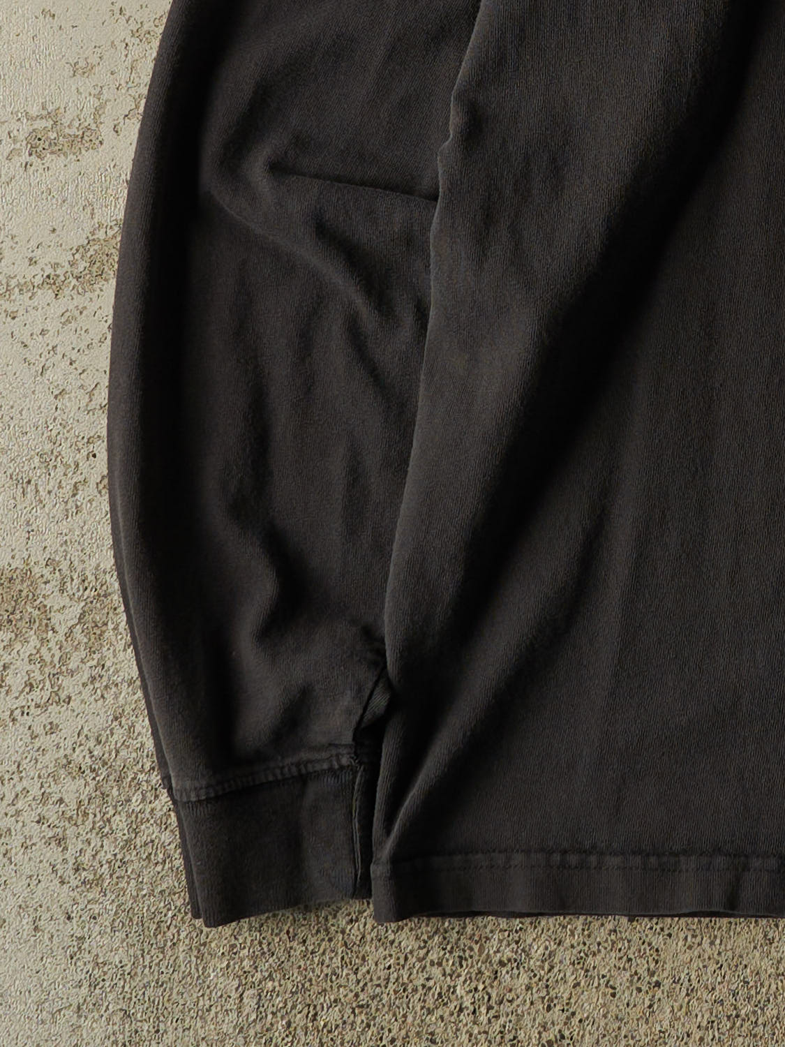 Vintage Y2K Black Carhartt Quarter Button Pocket Long Sleeve (L/XL)