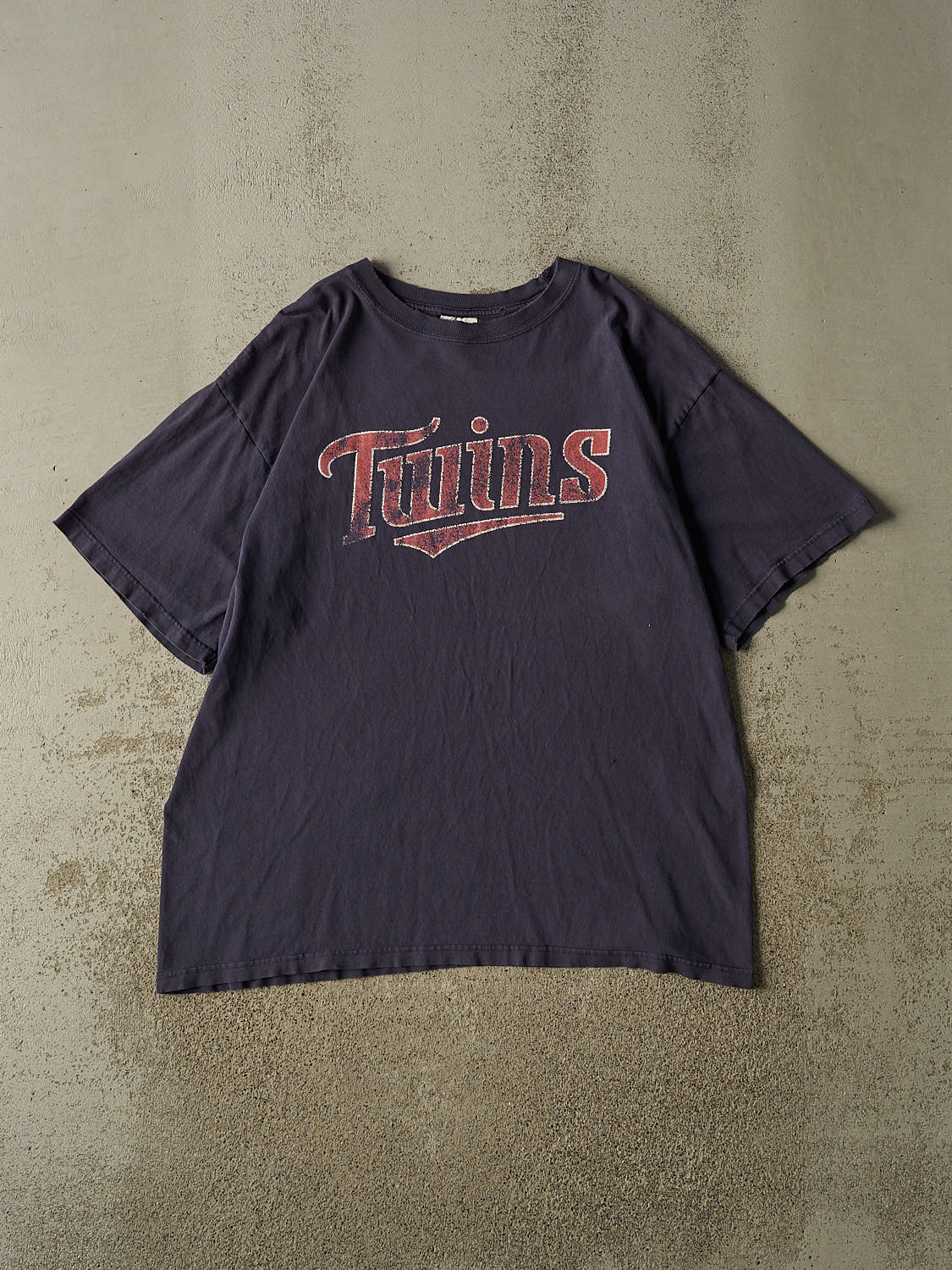 Vintage 90s Navy Blue Minnesota Twins Tee (XL)