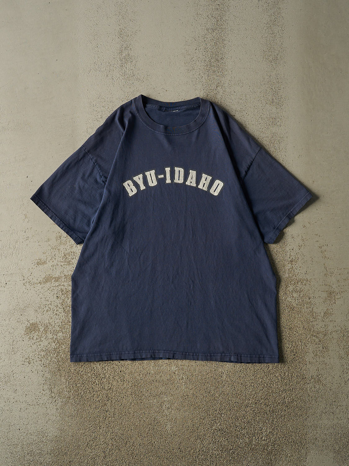 Vintage 90s Navy Blue BYU Idaho University Tee (XL)