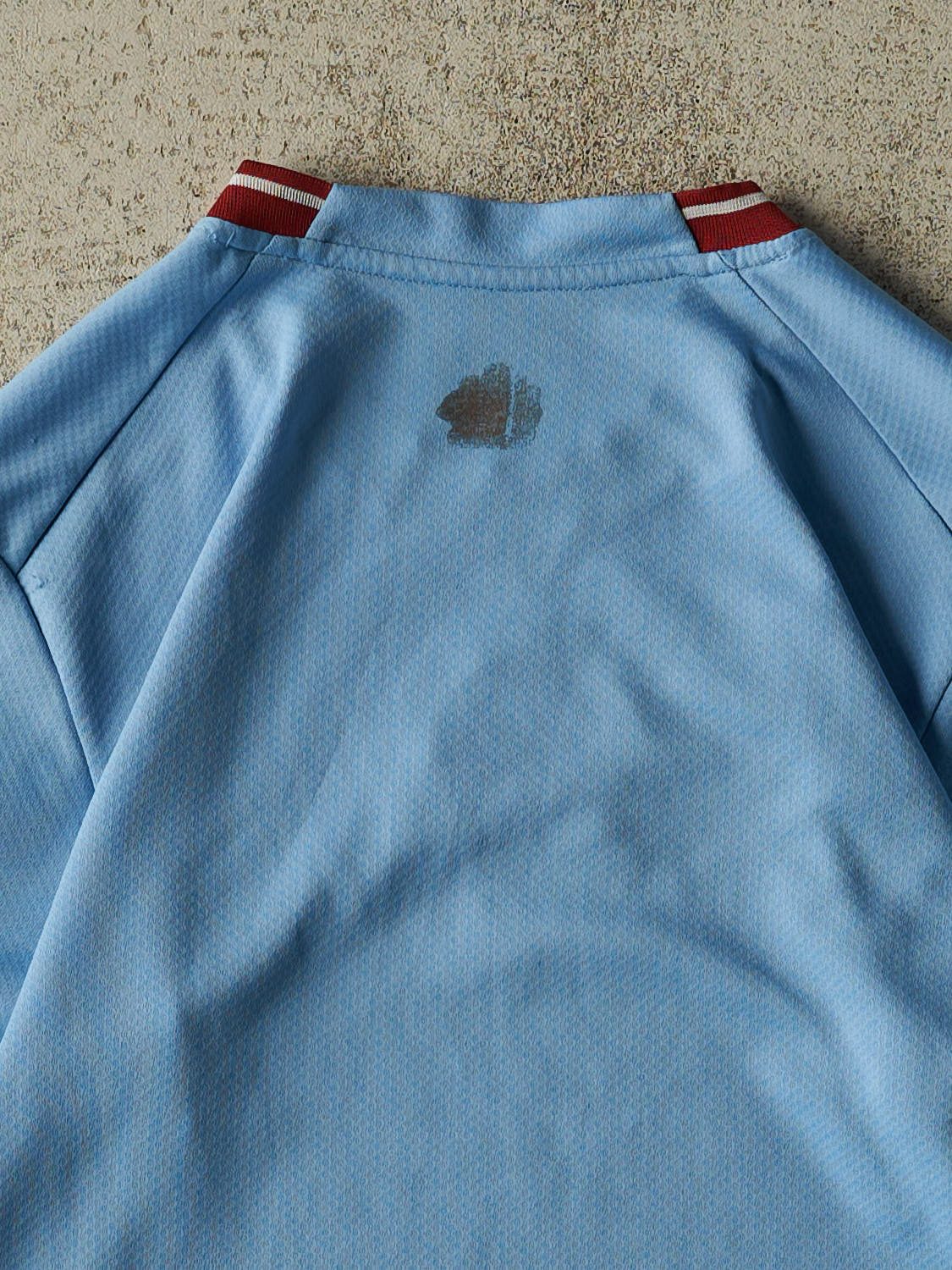 Vintage Y2K Blue Manchester City Soccer Jersey (M)