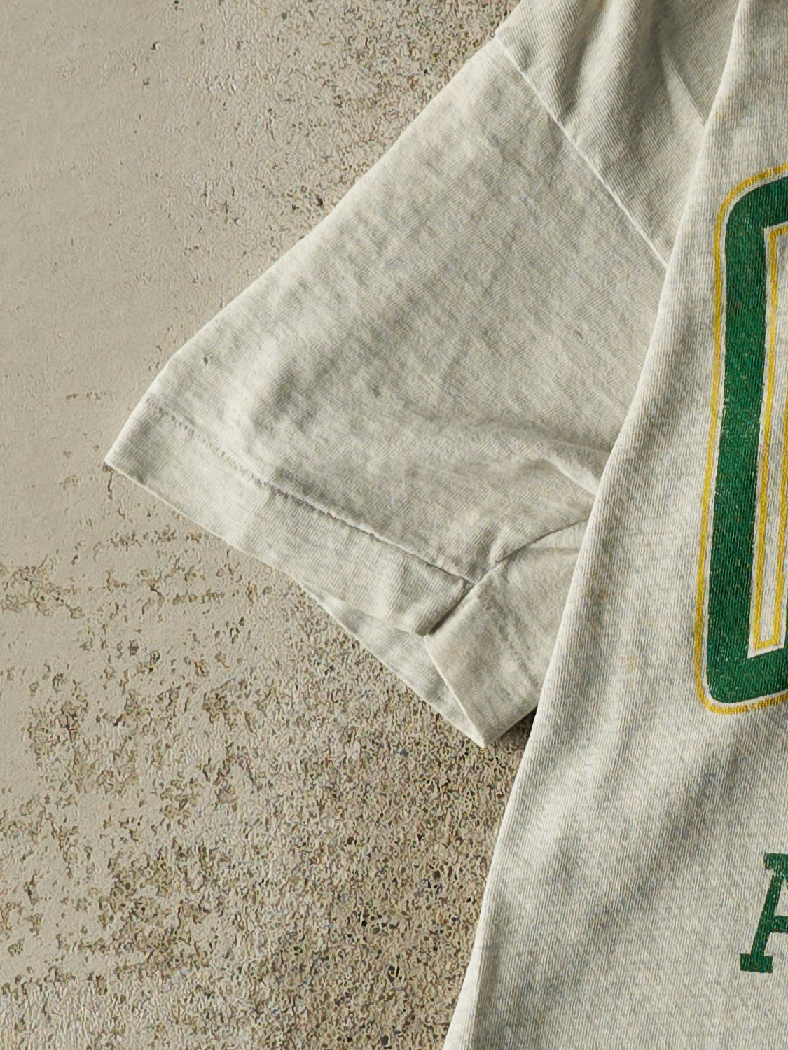 Vintage 90s Heather Grey University of Oregon Single Stitch Tee (M/L)