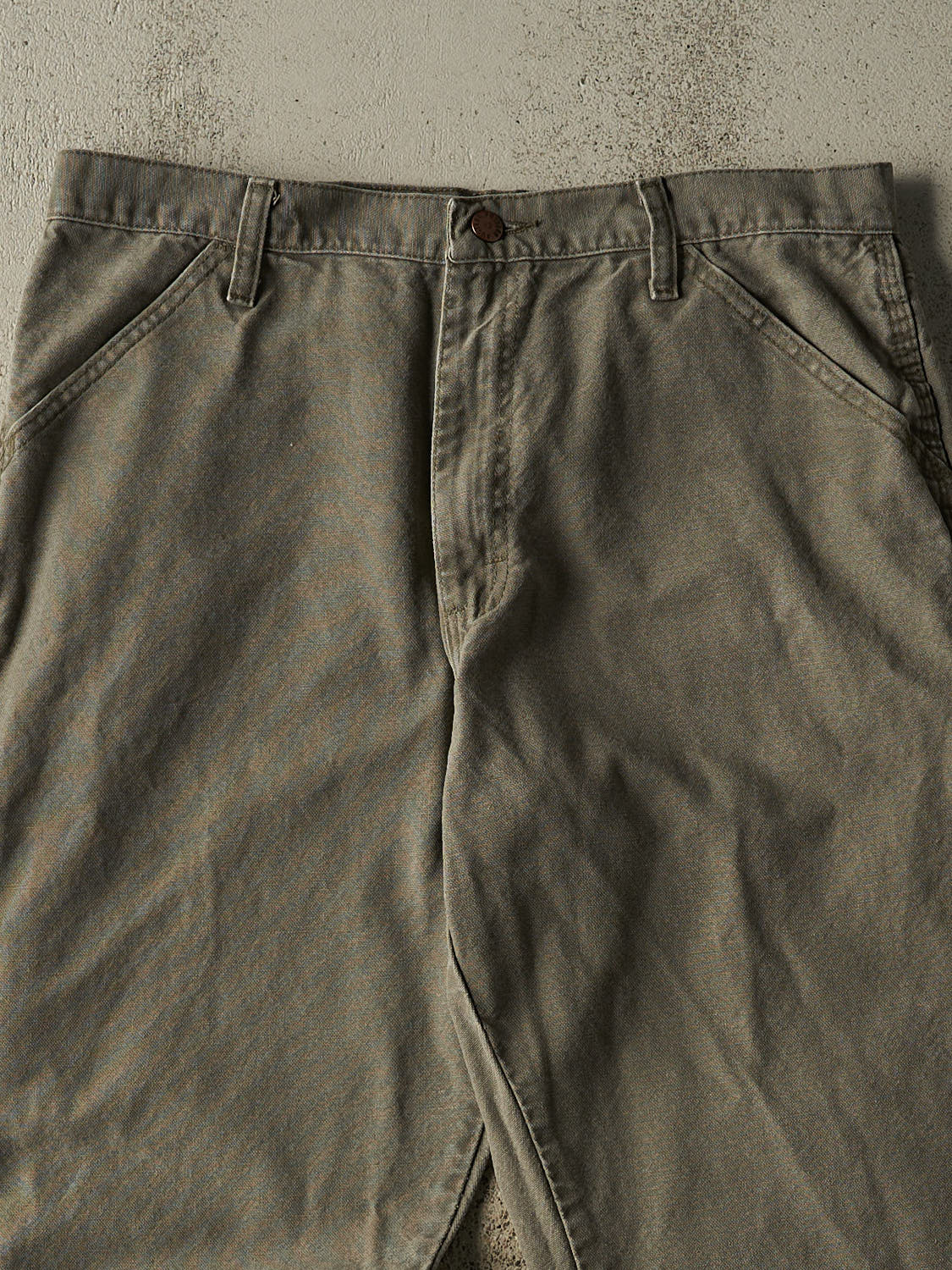 Vintage 90s Green Rustler Carpenter Pants (33x27)